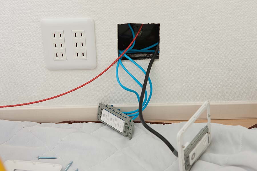 LANケーブル配線工事